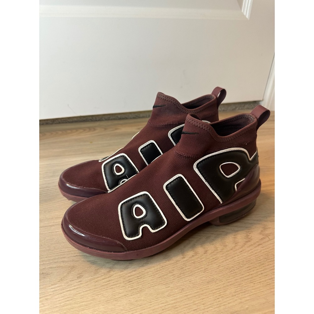 Nike Air More Uptempo 720‎ Burgundy Black High Top Sneakers women 8.5